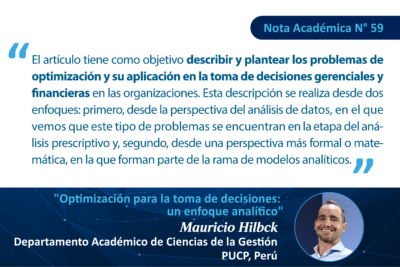 que es el enfoque analitico en la toma de decisiones