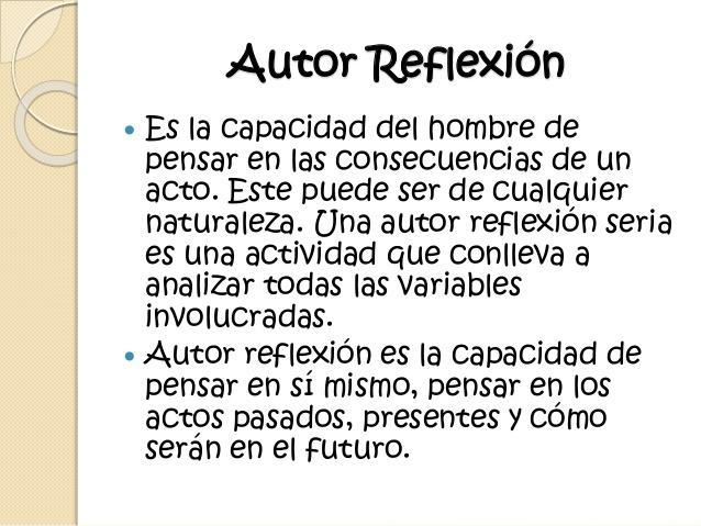 Qué es la autorreflexión y por qué es importante 1 que es la autorreflexion y por que es importante