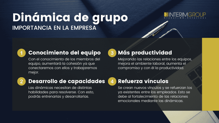 que es la dinamica de grupo en el ambito empresarial
