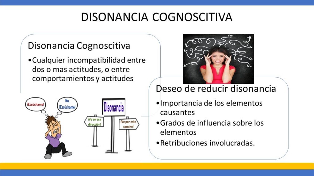que es la disonancia cognitiva y su influencia en decisiones