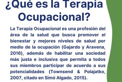 que es la terapia ocupacional y su importancia