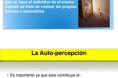que papel tiene la autopercepcion en la salud mental