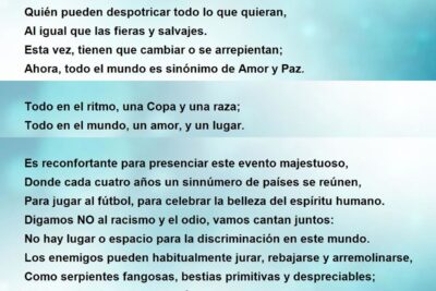 que son los poemas que celebran el espiritu humano