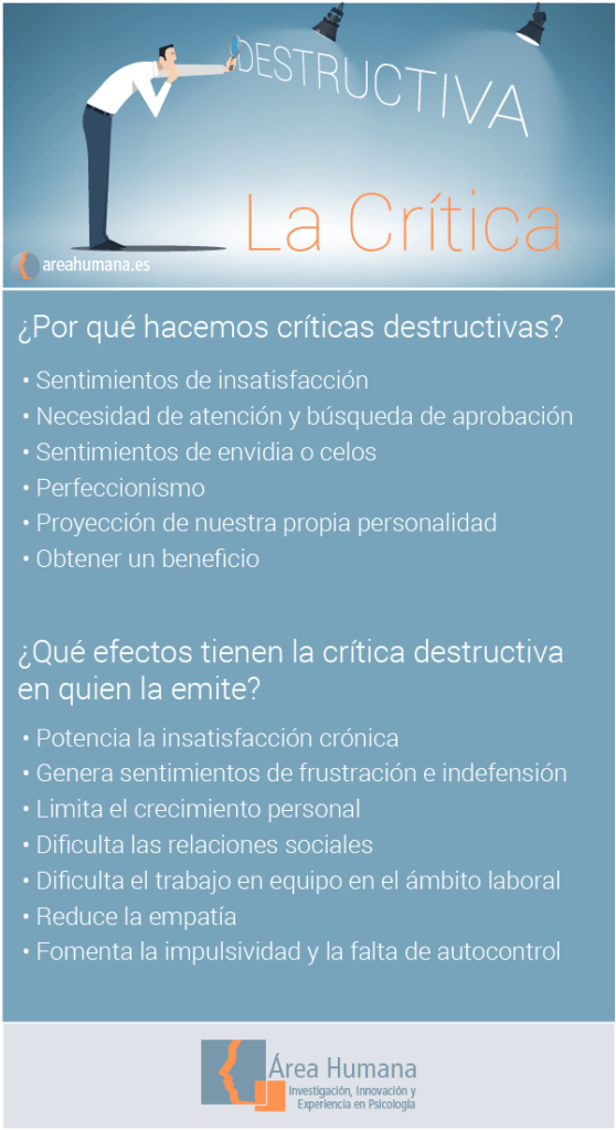que toques personales en la critica son adecuados