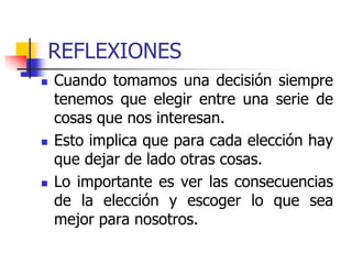 reflexiones sobre actitudes en la toma de decisiones grupales