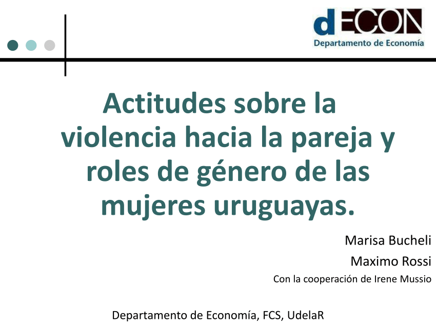 relacion entre actitudes y violencia de genero un analisis