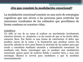 relacion entre personalidad y modulacion emocional en individuos