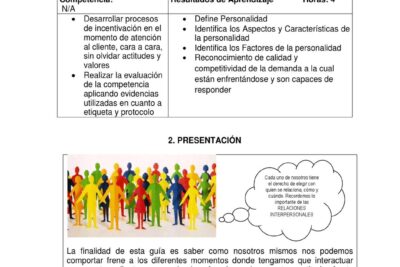 relaciones interpersonales y la evolucion de la personalidad