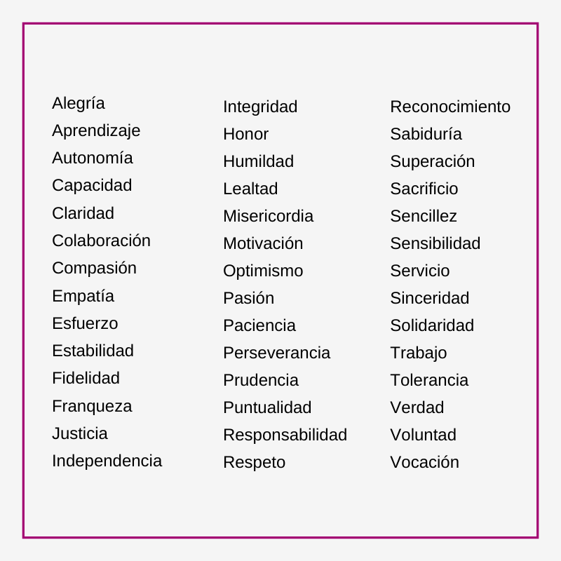 Valores esenciales para cultivar en nuestra vida diaria y crecer 1 valores esenciales para cultivar en nuestra vida diaria y crecer