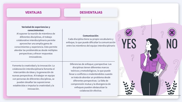 ventajas de grupos multidisciplinarios en el trabajo colaborativo