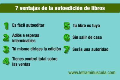 ventajas y beneficios de la autoedicion en la literatura actual