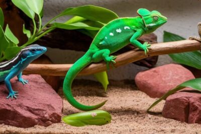 como ayudar a un lagarto a adaptarse a su nuevo terrario