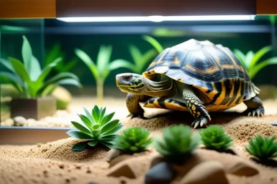 como crear un ambiente enriquecido para tu tortuga