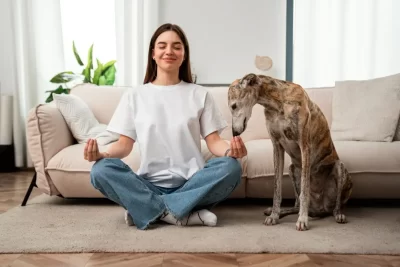 como meditar con tu mascota para reducir el estres
