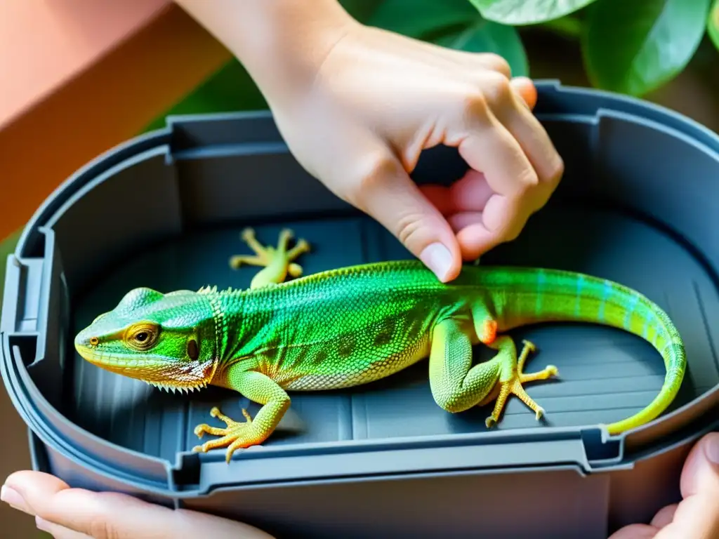 consejos para el manejo de reptiles en el transporte