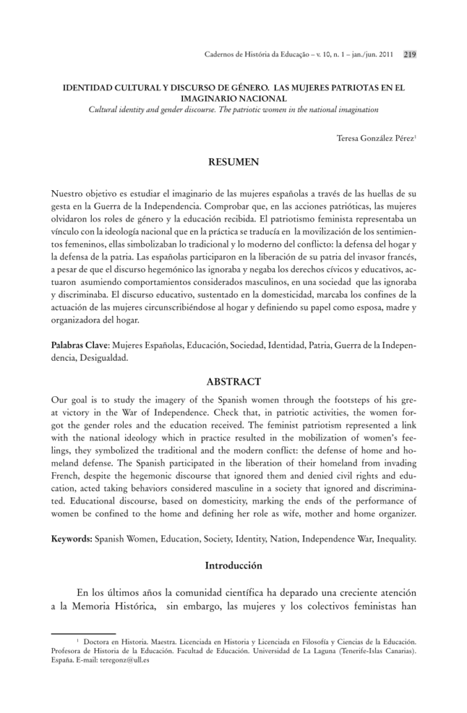 Discursos de género en la cultura popular: manifestaciones y análisis 1 discursos de genero en la cultura popular manifestaciones y analisis