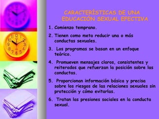 ensenanza responsable sobre sexo en comunidades metodos y enfoques