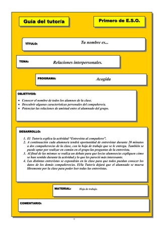 Guía práctica para desarrollar programas de tutoría en género 1 guia practica para desarrollar programas de tutoria en genero