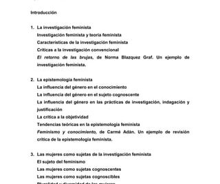investigacion feminista definicion metodos y objetivos clave