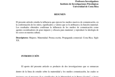la maternidad en la publicidad analisis y reflexiones actuales