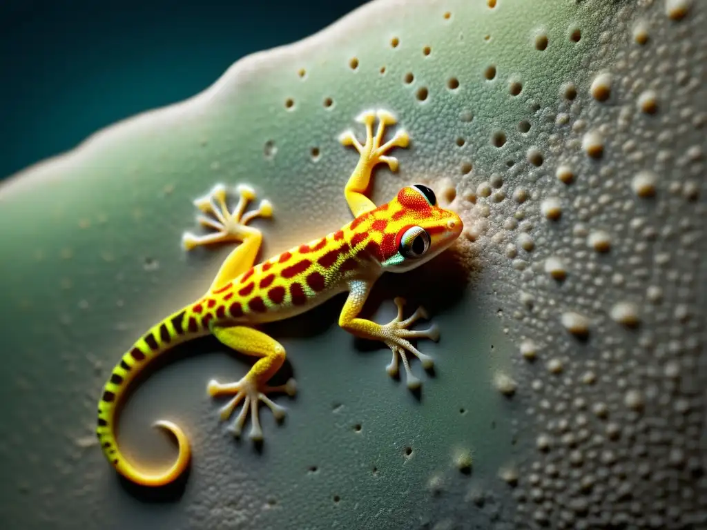 manejo del espacio de vida de un gecko para prevenir estres