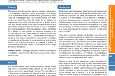 modelos de liderazgo femenino en el ambito educativo