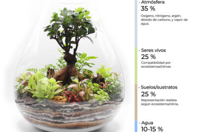 puedo recrear un habitat especifico en un terrario