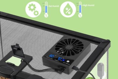 puedo usar un ventilador en el habitat de mi reptil