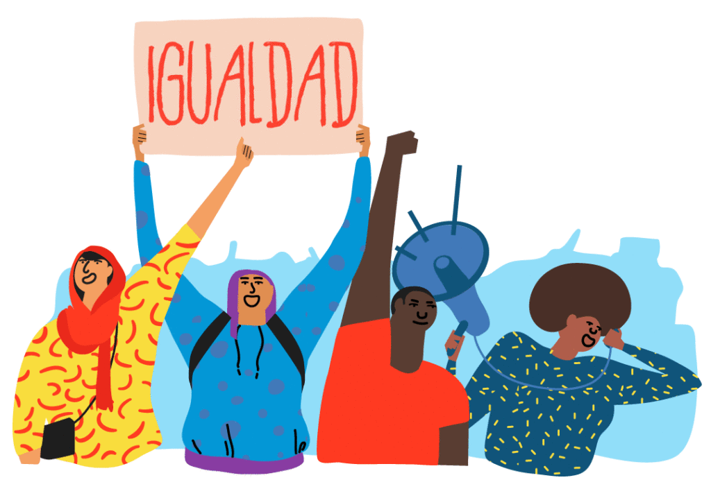 que es el activismo por la igualdad de oportunidades