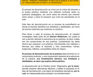 que es la desconstruccion del cuerpo en el aula