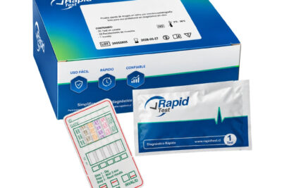 Kit de 25 test multipanel de 12 drogas en orina con ketamina y fentanilo de RAPID TEST