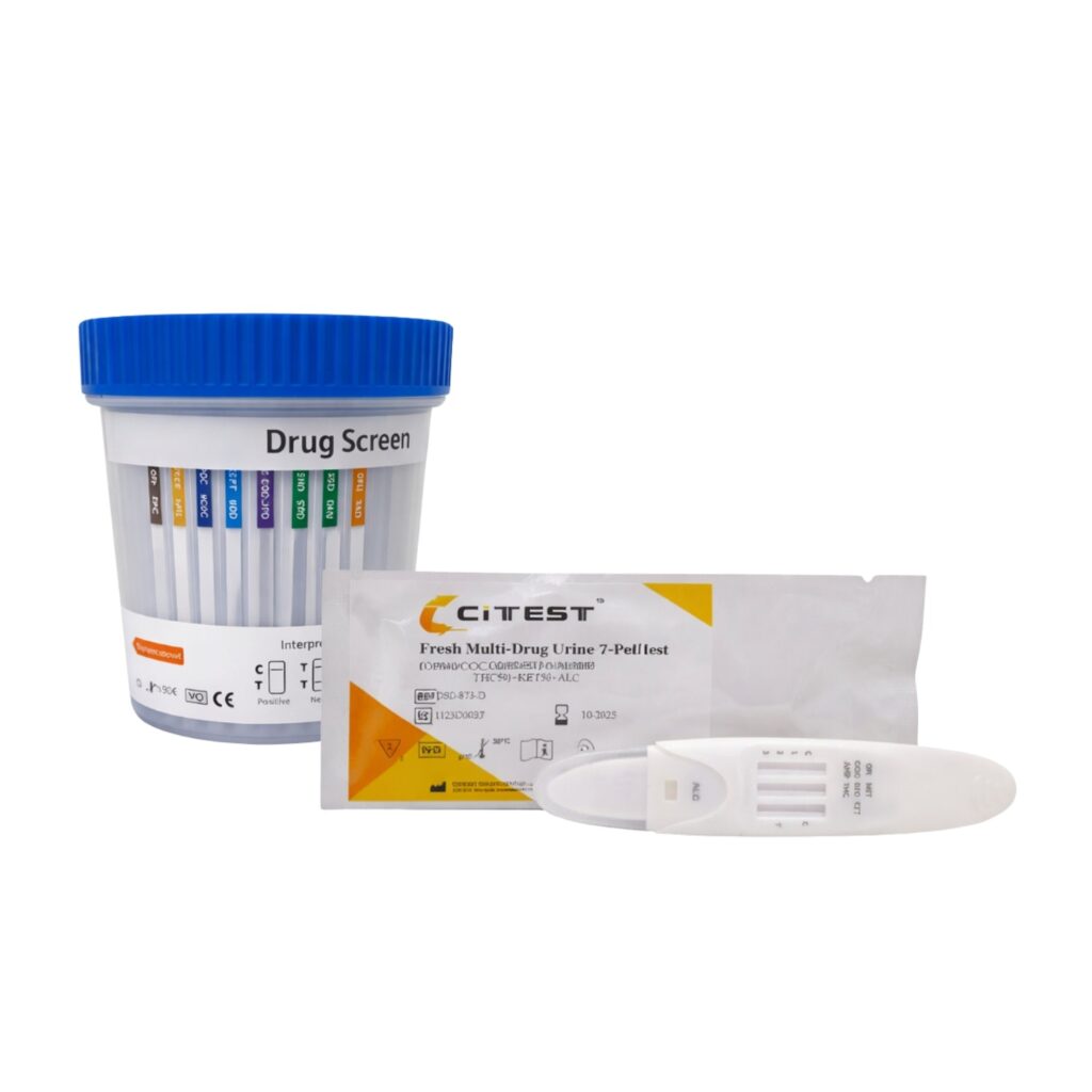 Pack Control Drogas Empresa: Prevención Laboral con Test 1 Pack control drogas empresa con tests de saliva y orina para prevención laboral de drogas y alcohol