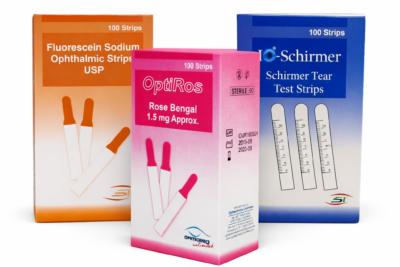 Pack diagnóstico ocular completo con test de Schirmer